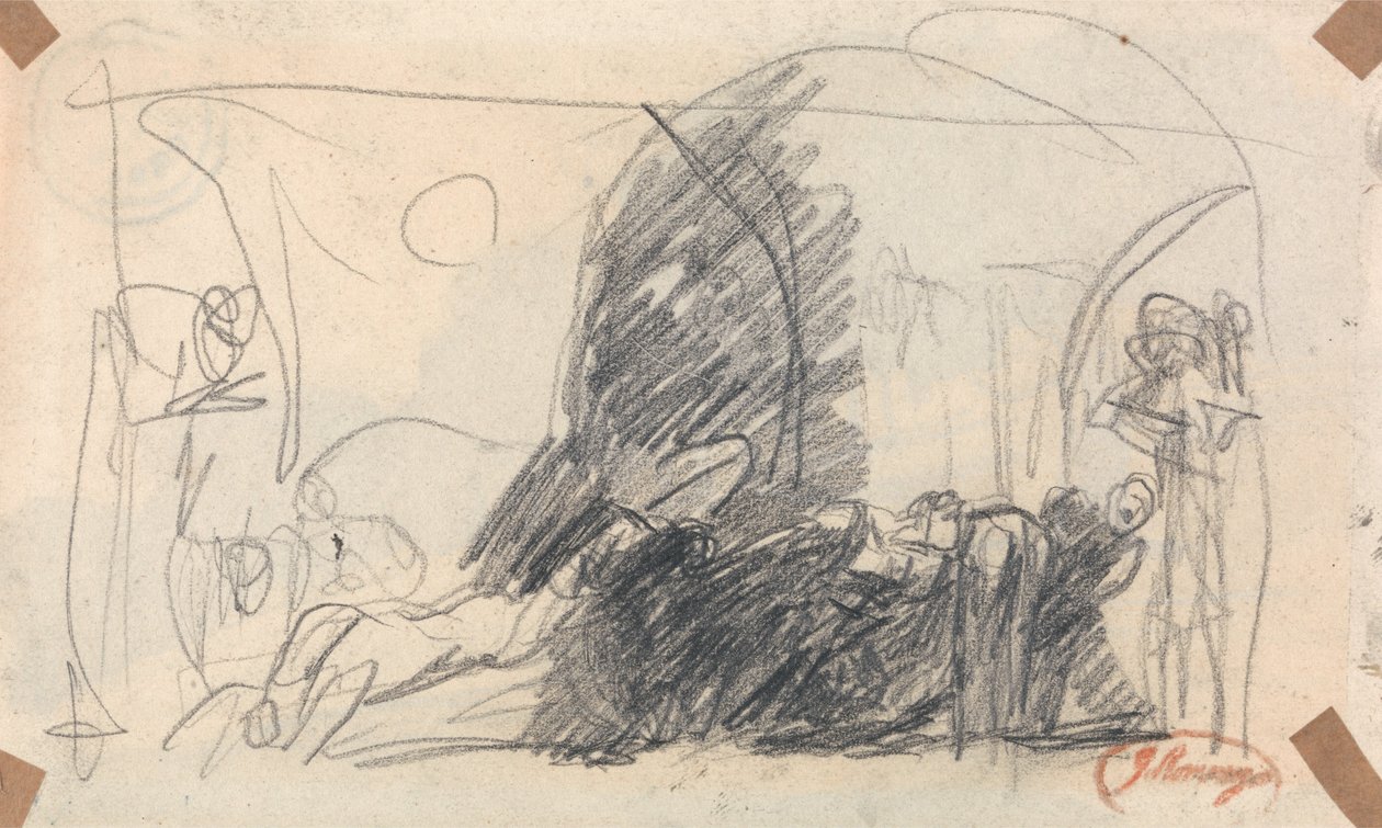 Szkic do sceny Howarda autorstwa George Romney
