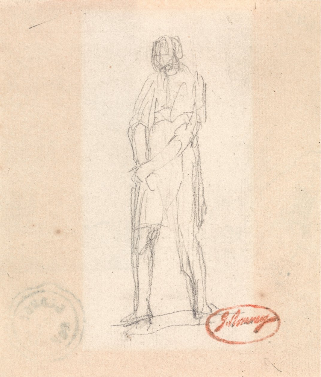 Stojąca postać autorstwa George Romney