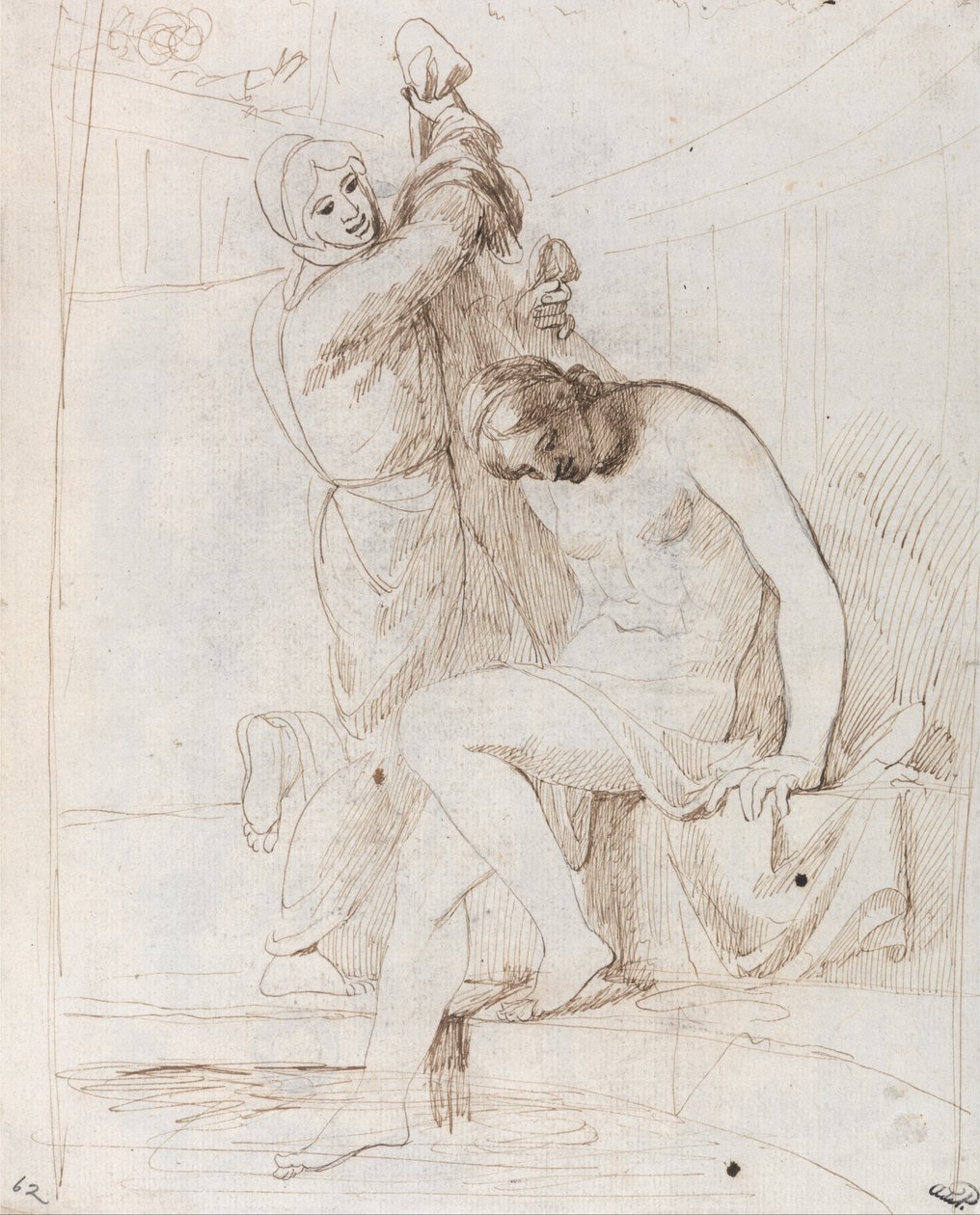 Łaźnia Batszeby autorstwa George Romney