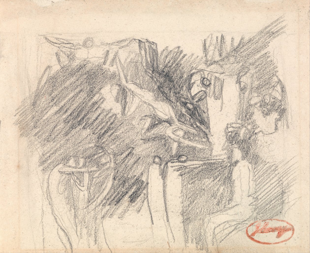 Kuszenie Chrystusa autorstwa George Romney