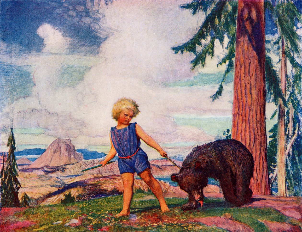 Peter Scott, z książki Księżniczka Marie-Josés dla dzieci, wydanej w 1916 r. autorstwa George Spencer Watson