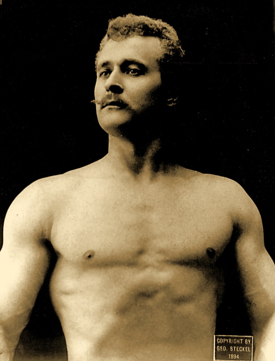 Eugen Sandow, ok.1894 autorstwa George Steckel