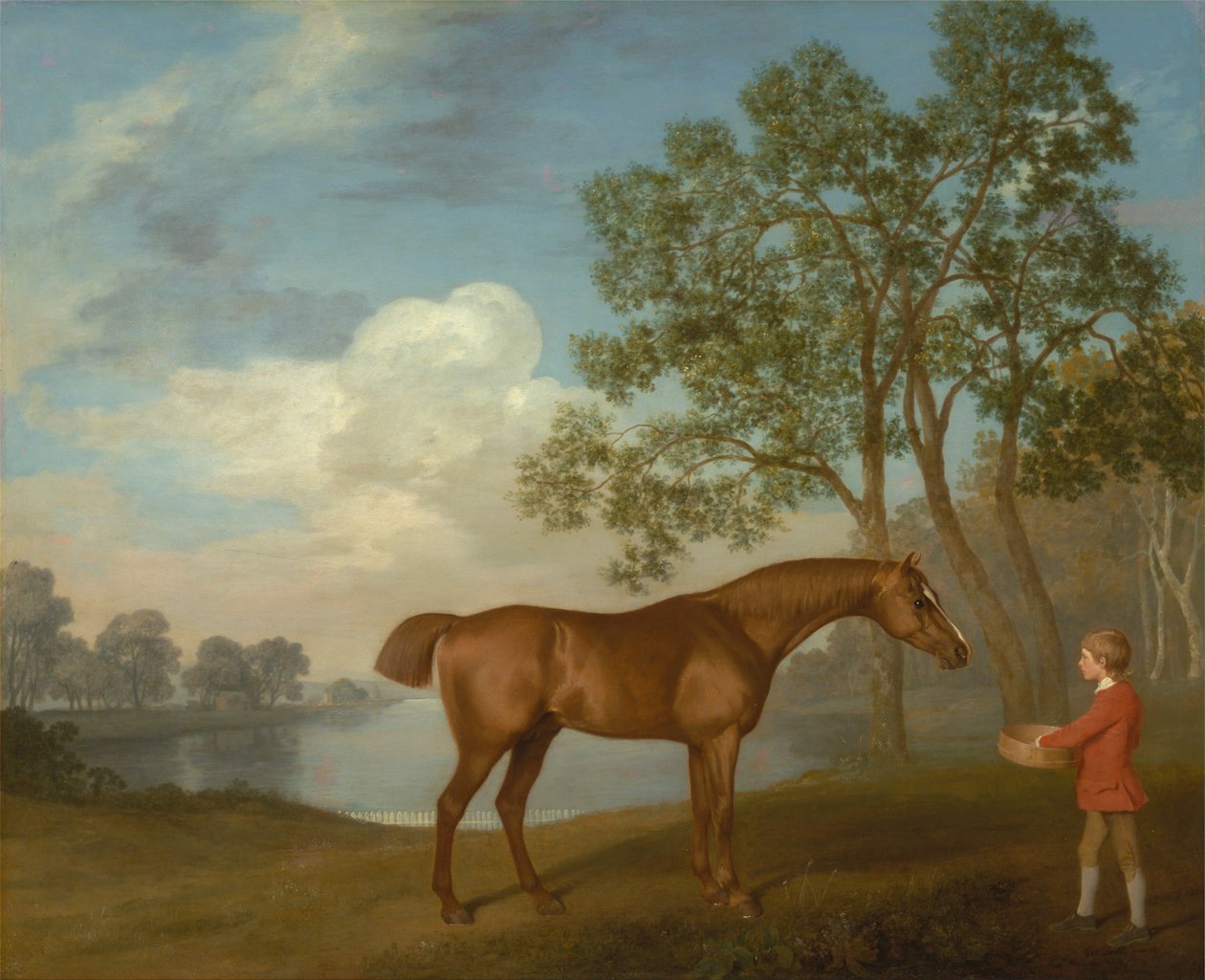 Dynia ze stajennym autorstwa George Stubbs