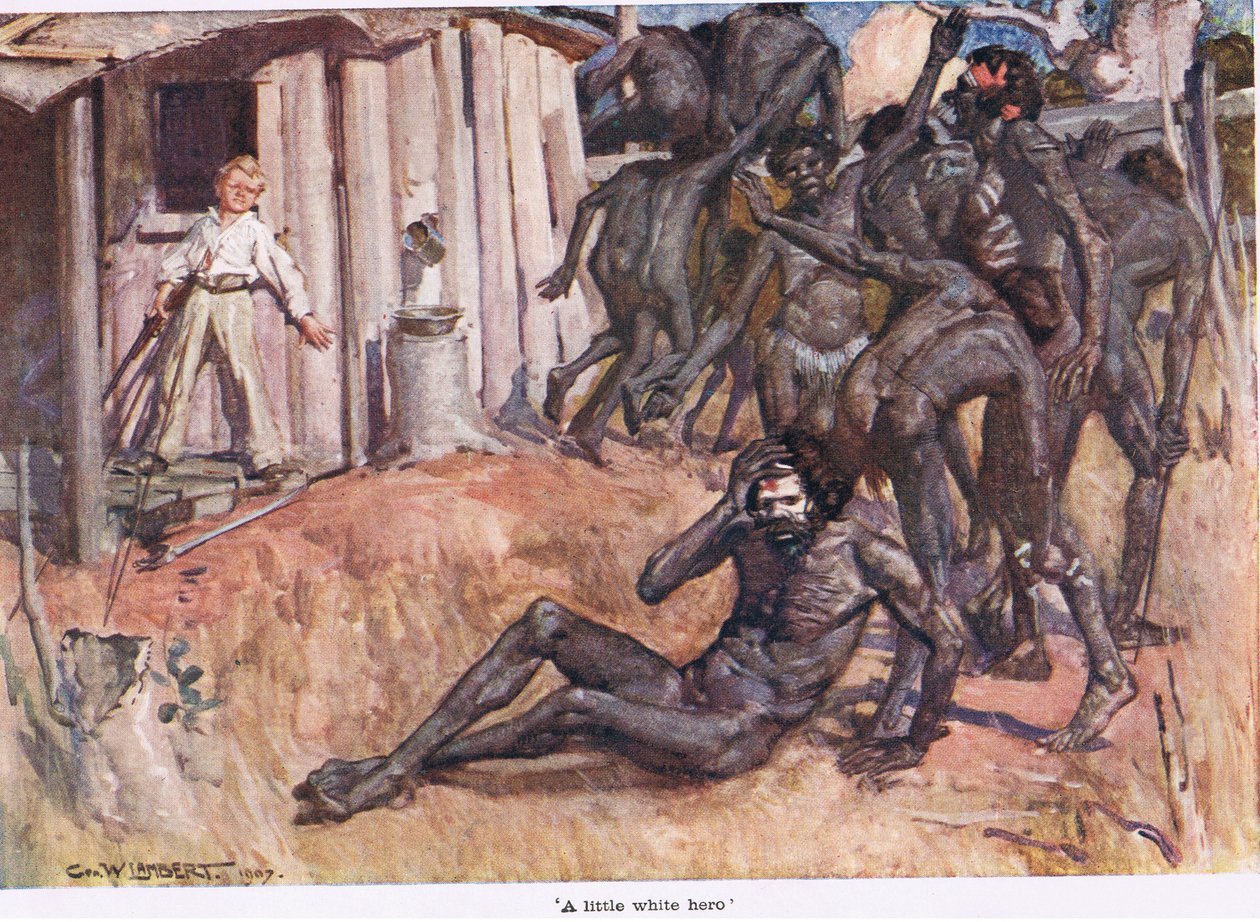 Mały biały bohater autorstwa George Washington Lambert