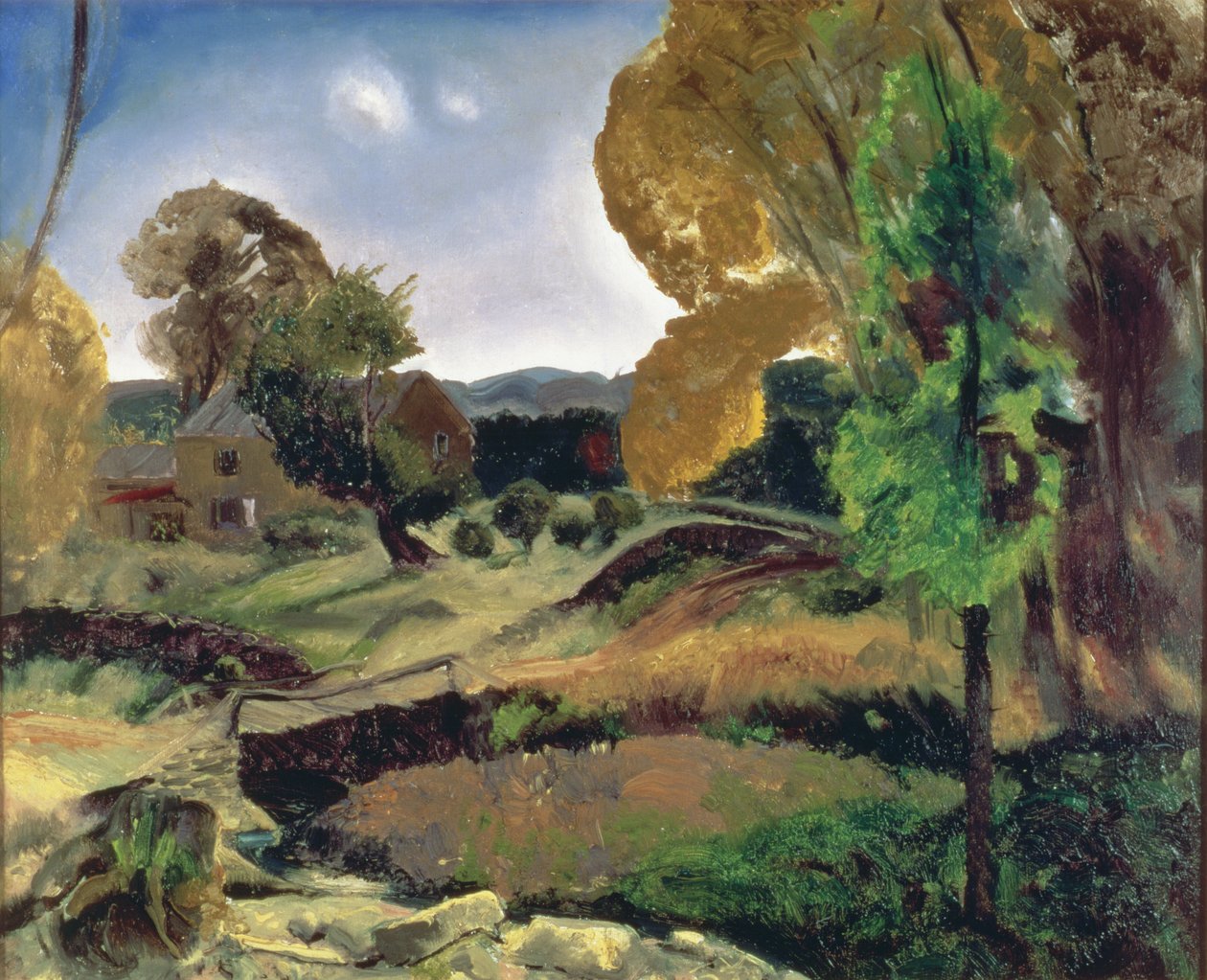 Mały Most, Woodstock, 1920 autorstwa George Wesley Bellows