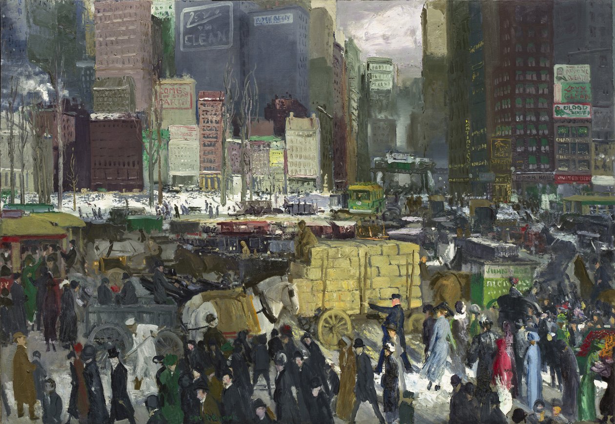 Nowy Jork, 1911 autorstwa George Wesley Bellows
