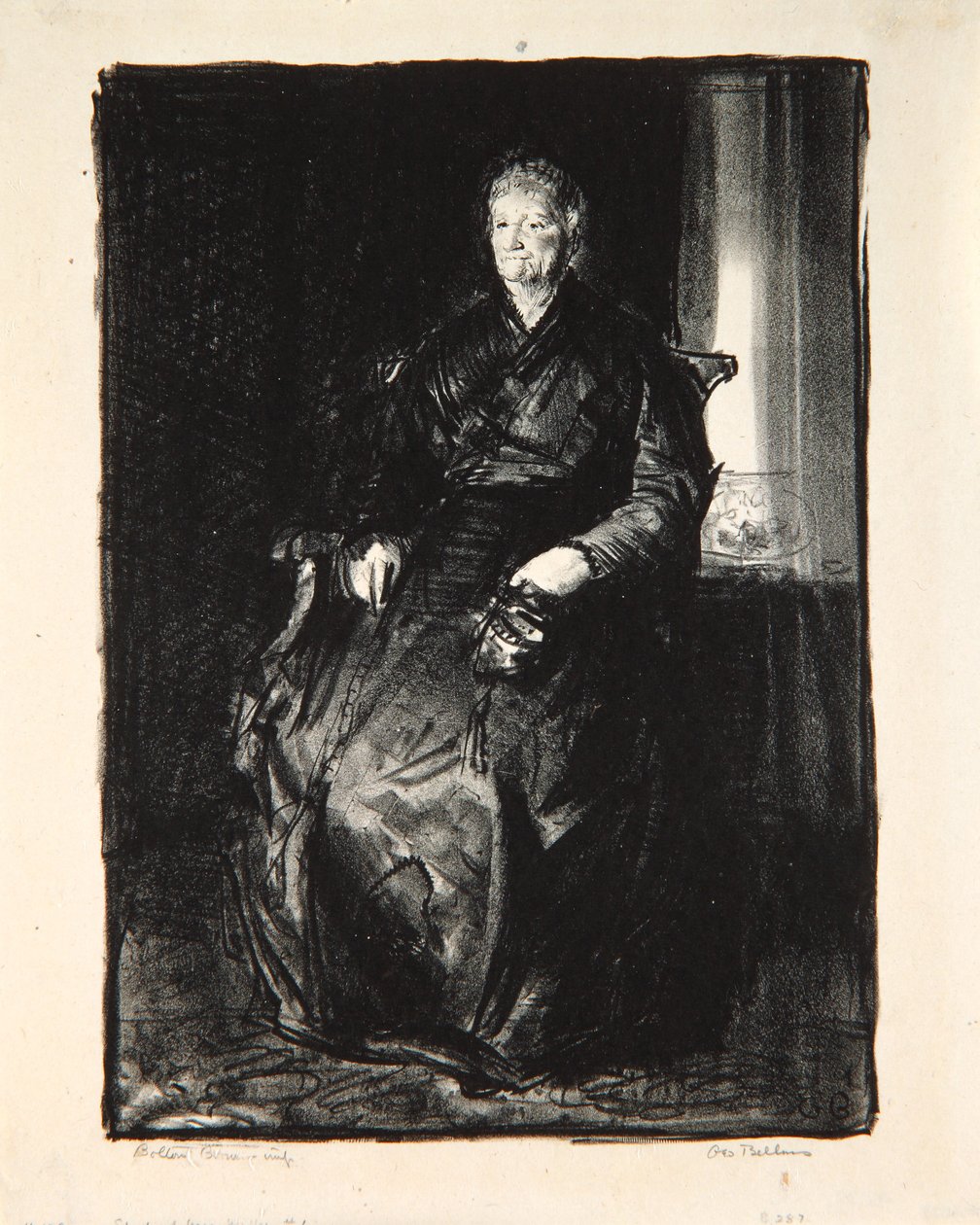 Studium mojej matki, 1921 autorstwa George Wesley Bellows