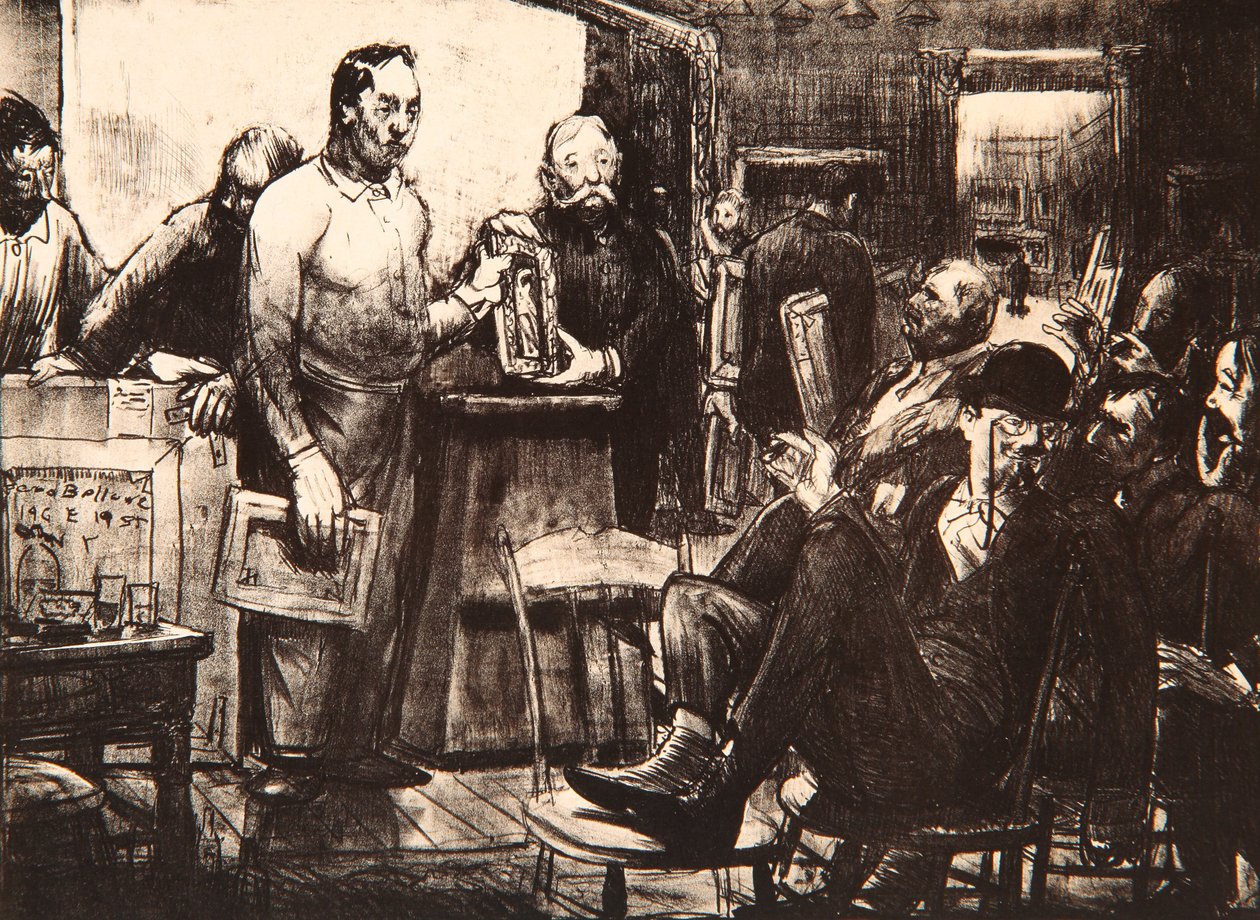 Jury, 1916 autorstwa George Wesley Bellows