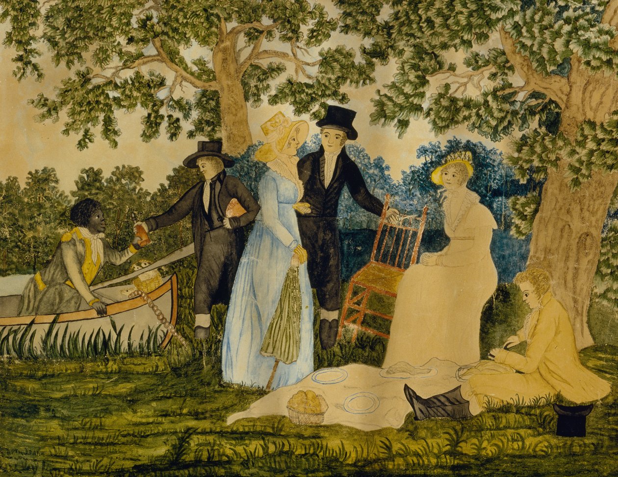 Rybacy, ok. 1815 (akwarela na papierze) autorstwa George after Morland