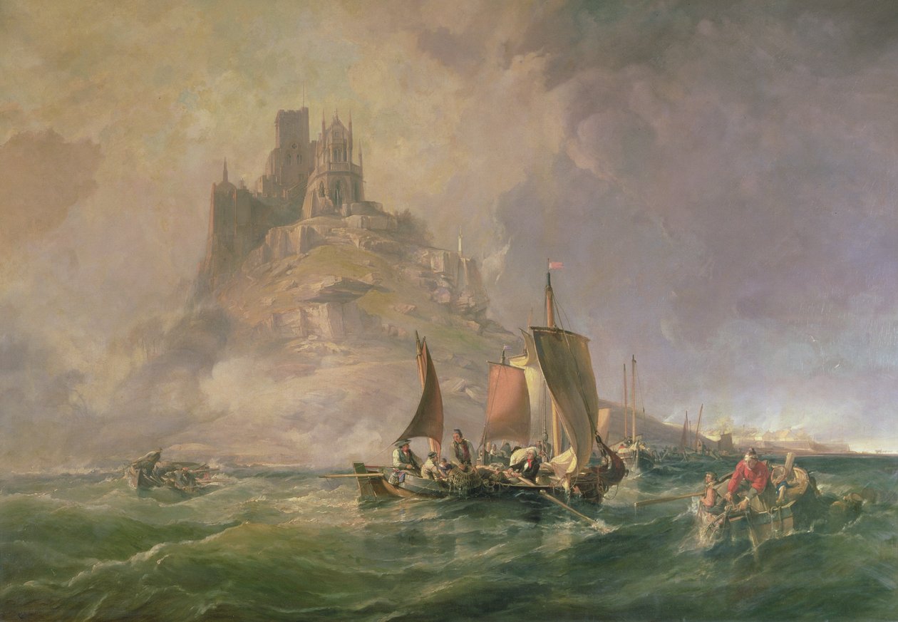 Góra św. Michała autorstwa George the Elder Chambers