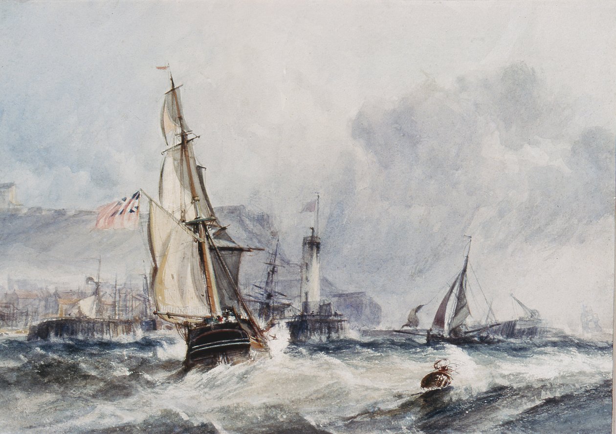 Widok Whitby autorstwa George the Elder Chambers