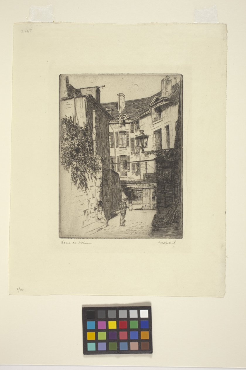 Cour de Rohan (atrament) autorstwa George Charles Aid