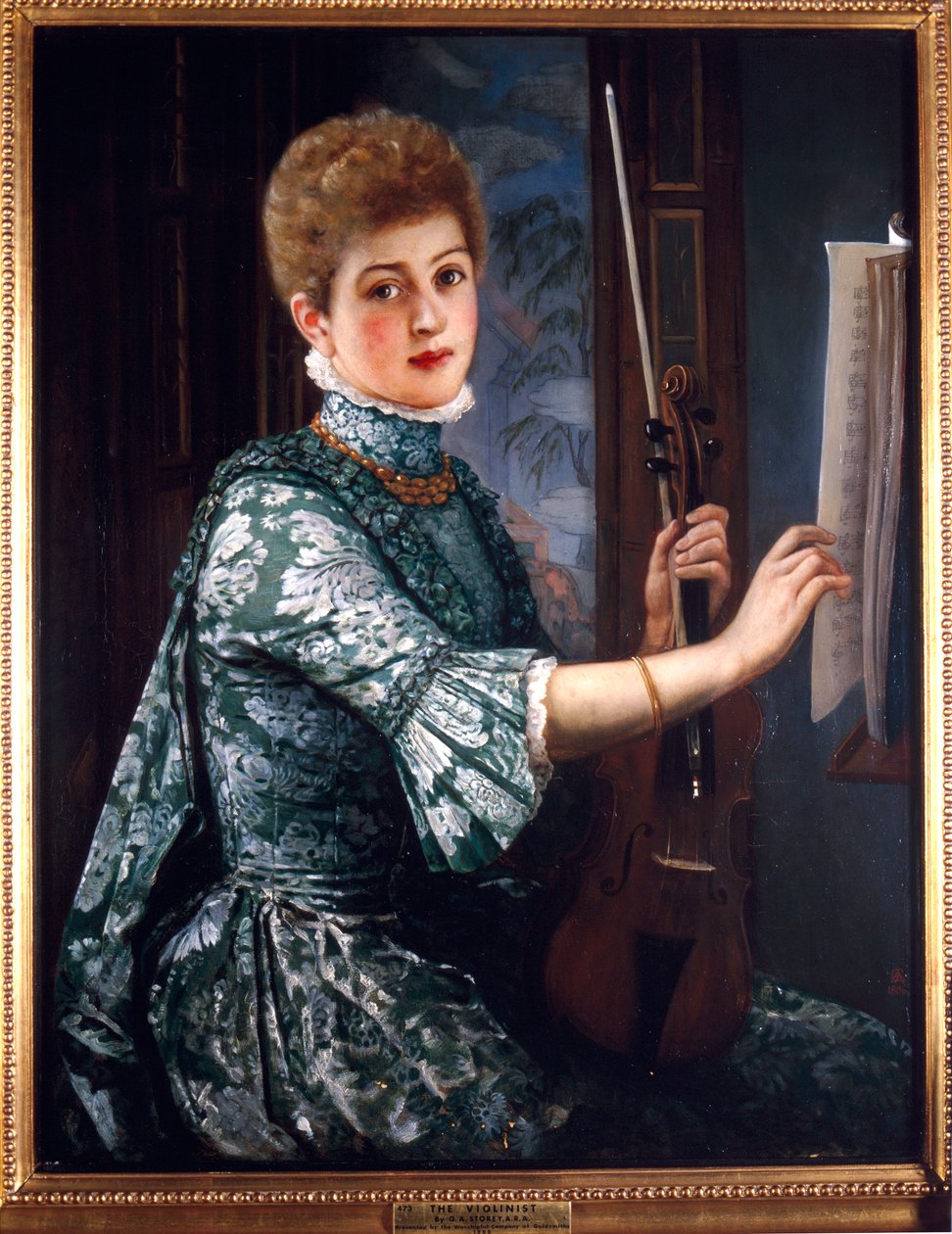 „Skrzypek”, 1886 autorstwa George Adolphus Storey