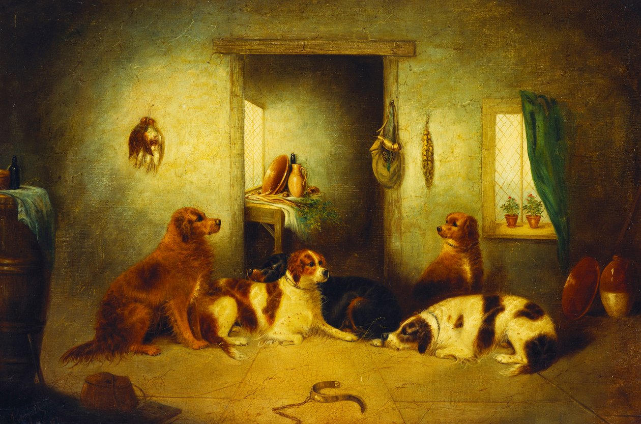 Czekając na Mistrza, 1870 autorstwa George Armfield