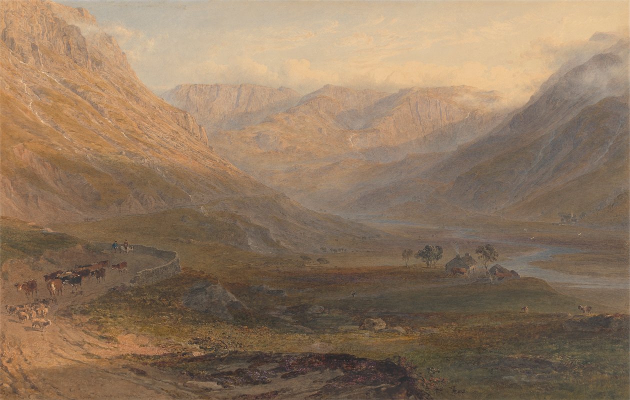 Nant Françon, Północna Walia autorstwa George Arthur Fripp