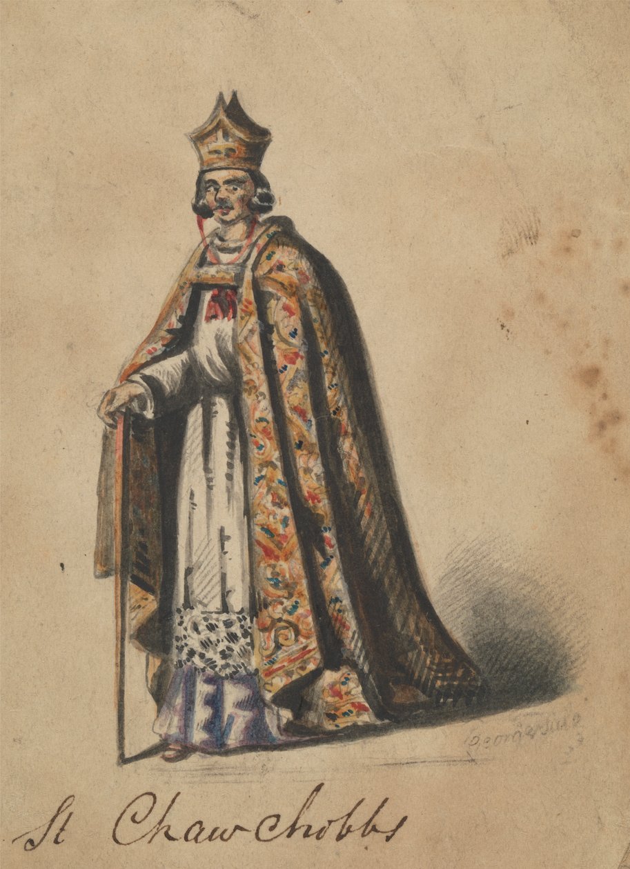Św. Chowchobbs autorstwa George Augustus Sala