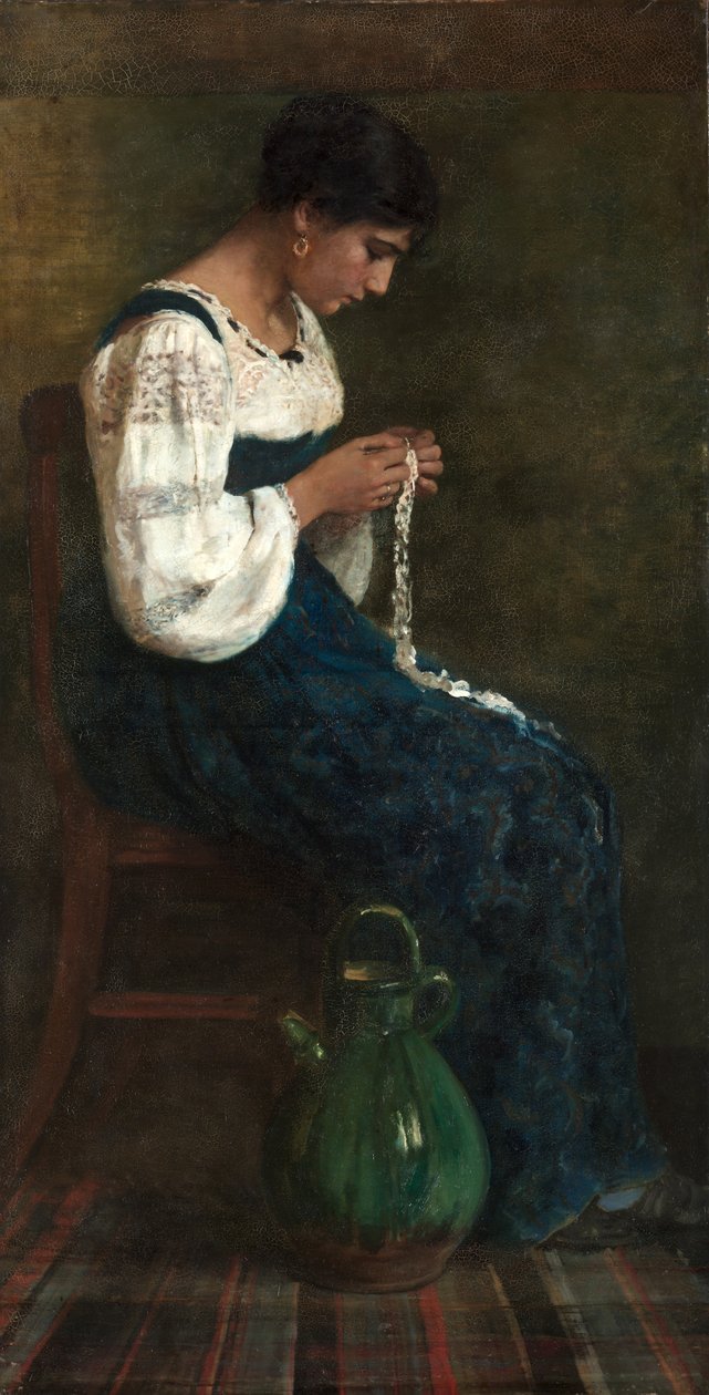Koronkarka Capri, 1884. autorstwa George B. Butler