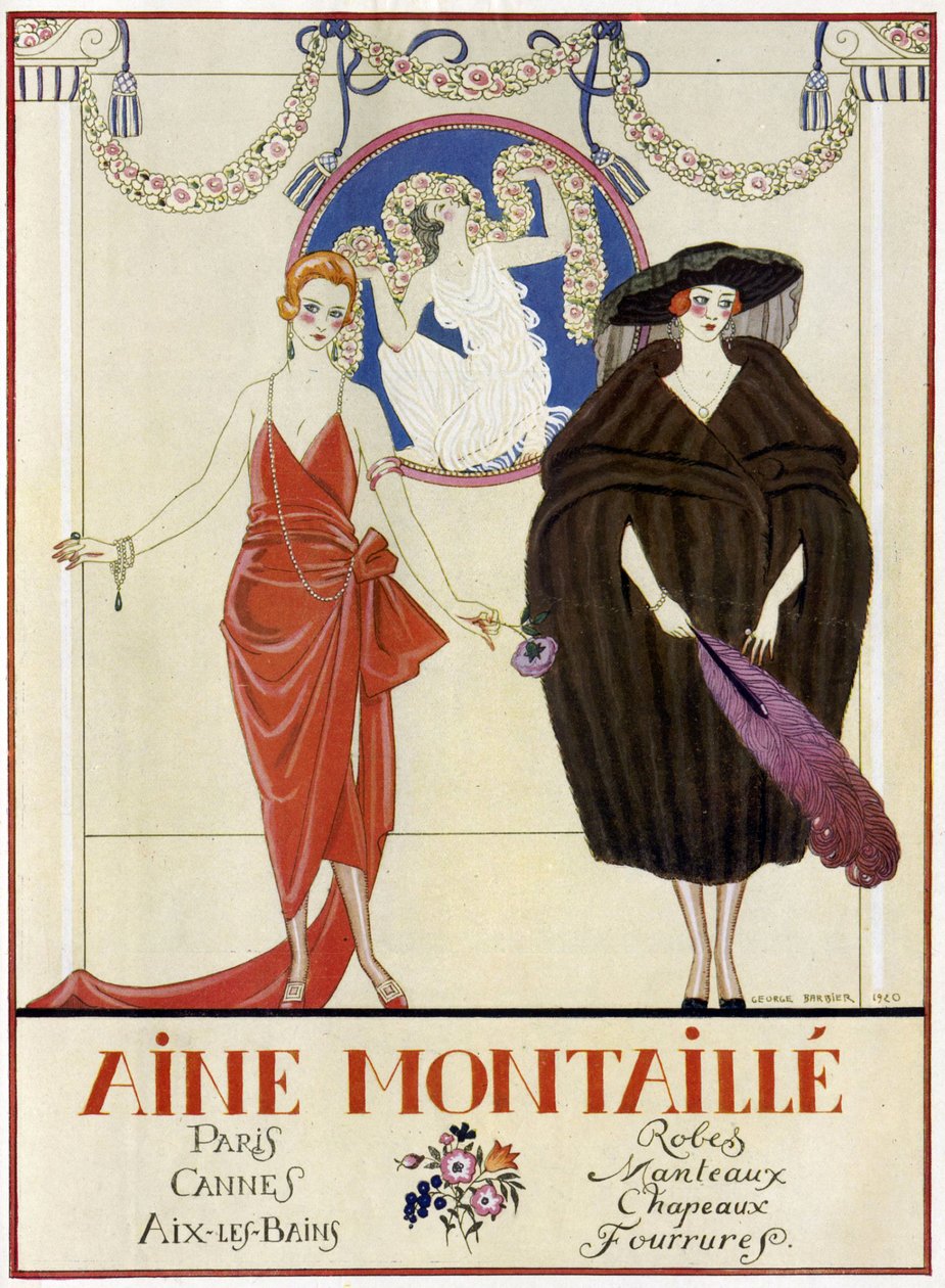 Aine-Montaille, 1920. autorstwa George Barbier