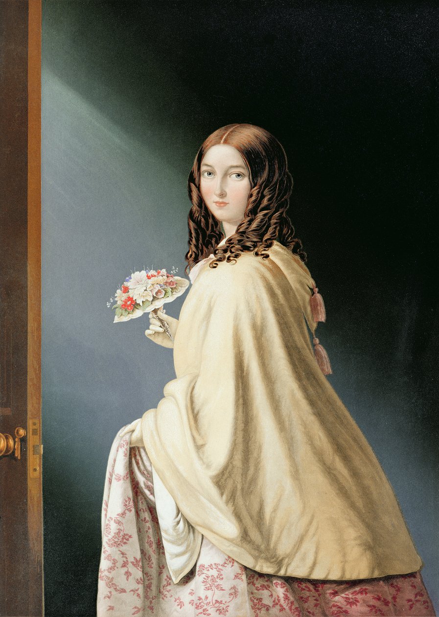 Druhna (kolorowy grawerunek) autorstwa George Baxter