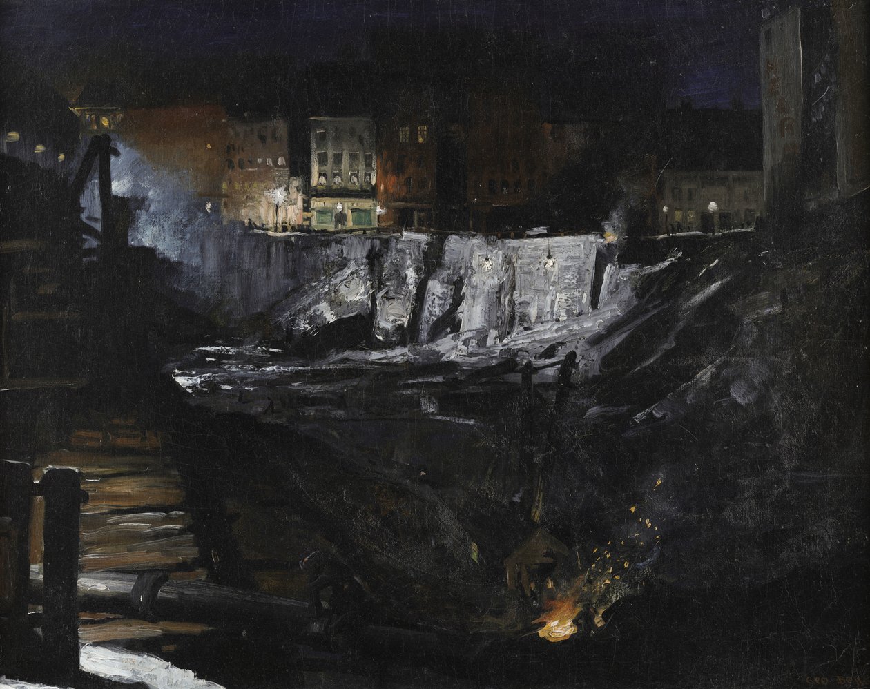 Aushubarbeiten bei Nacht   1397132   pl       polish Successfully Translated  Original: The scarecrow and the four winds, 1906. Translat: The scarecrow and the four winds, 1906. 1197851 pl polish Successfully Translated Original: Village Road Translat: Vil autorstwa George Bellows