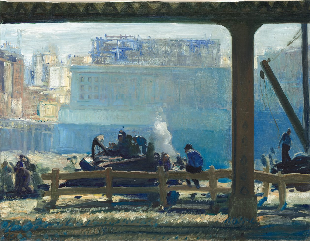 Niebieski poranek autorstwa George Bellows