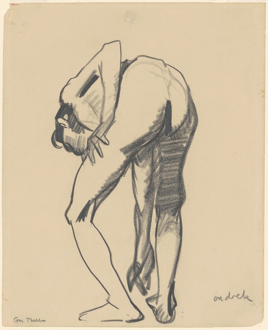 Studium do „Nabrzeża nr 1” autorstwa George Bellows