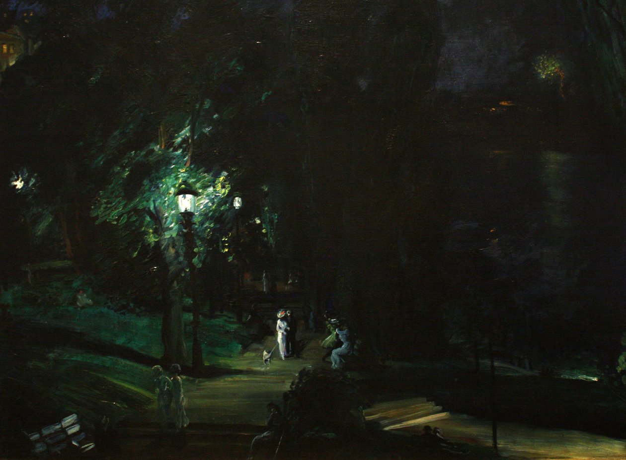 Letnia noc, Riverside Drive autorstwa George Bellows