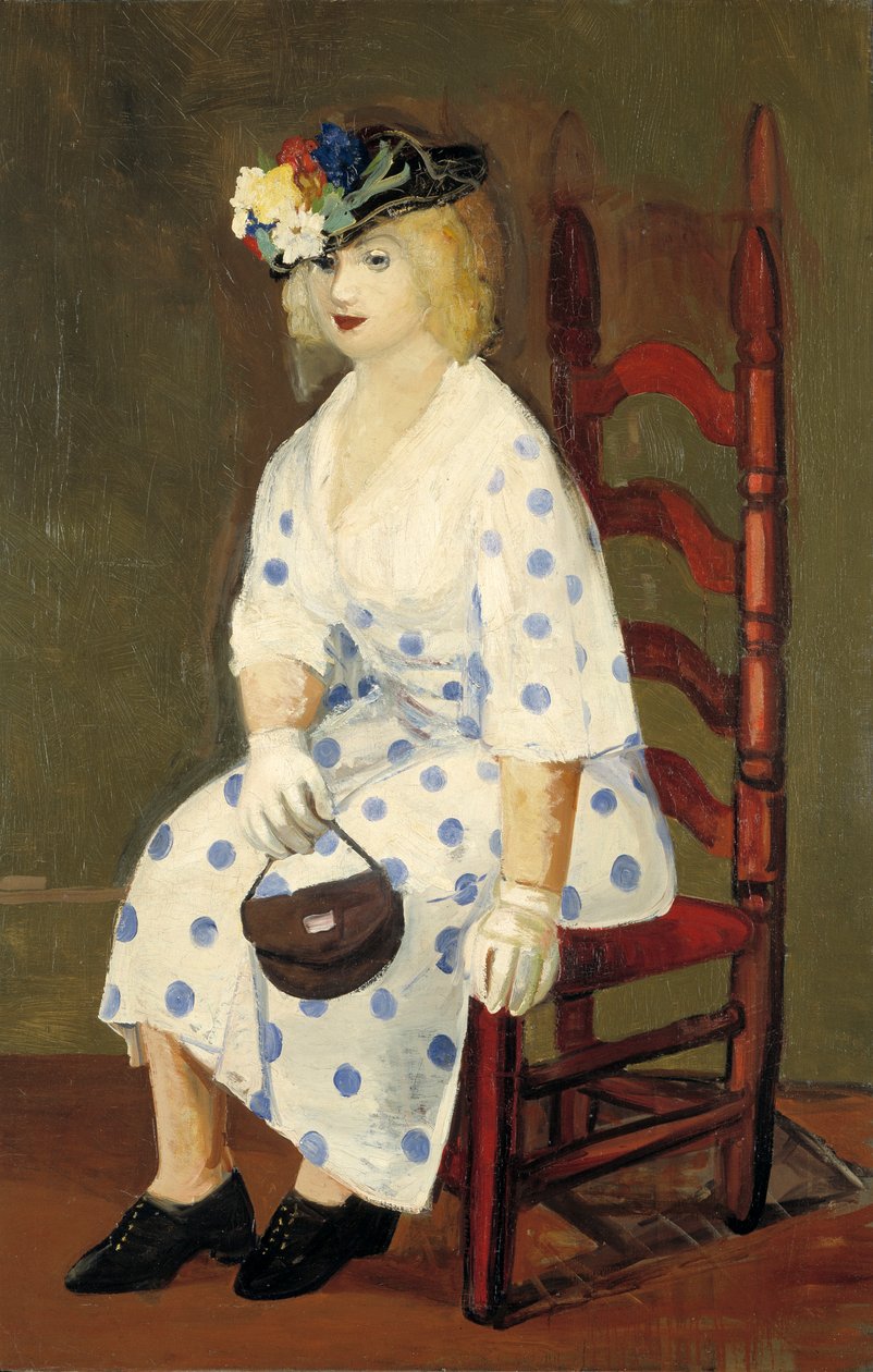 Sukienka w kropki, 1927. autorstwa George Benjamin Luks