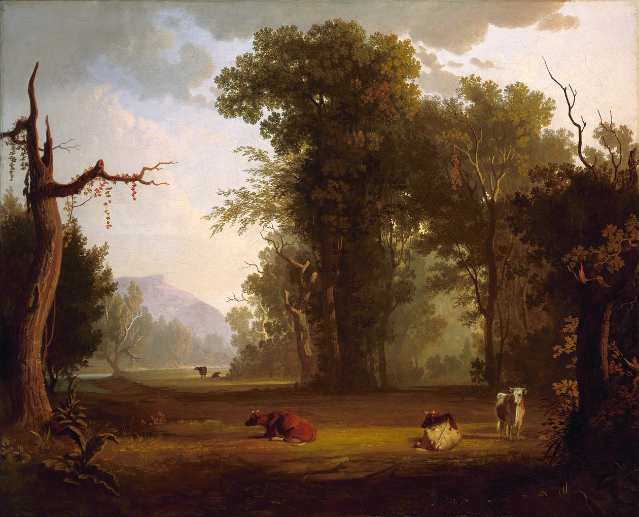 Krajobraz z bydłem autorstwa George Caleb Bingham