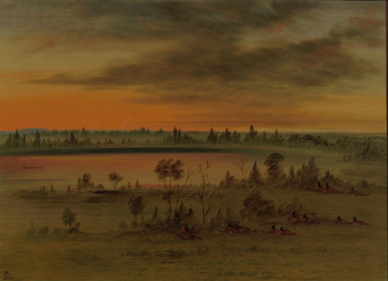 Wojna Siuksów, 18611869. autorstwa George Catlin