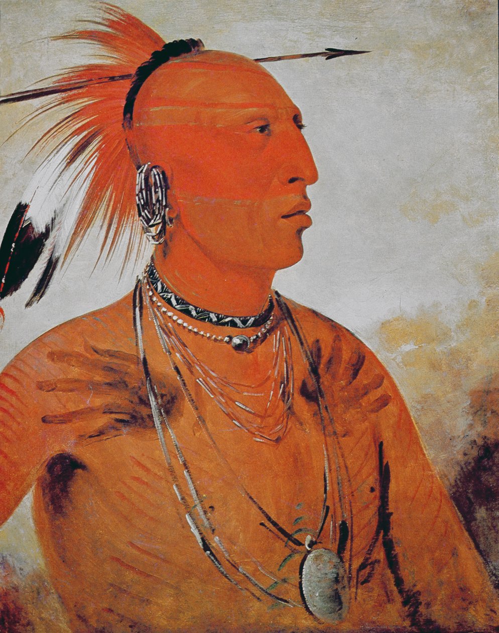 Dzielny Wódz autorstwa George Catlin