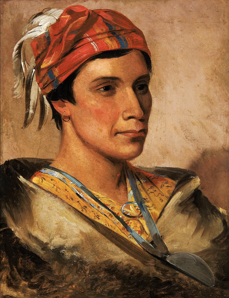 Chleb, wódz plemienia autorstwa George Catlin