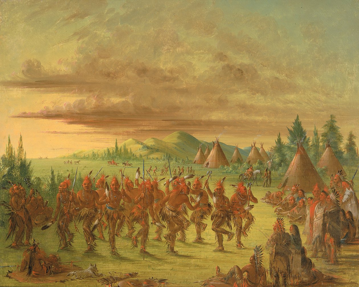 Taniec orła, 1845-1848. autorstwa George Catlin