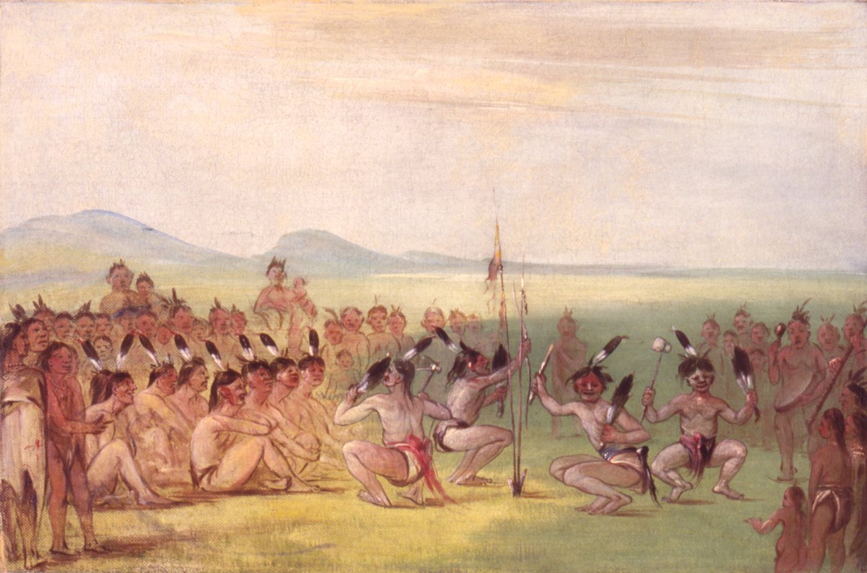 Taniec orła, Czoktaw, 1835-1837. autorstwa George Catlin