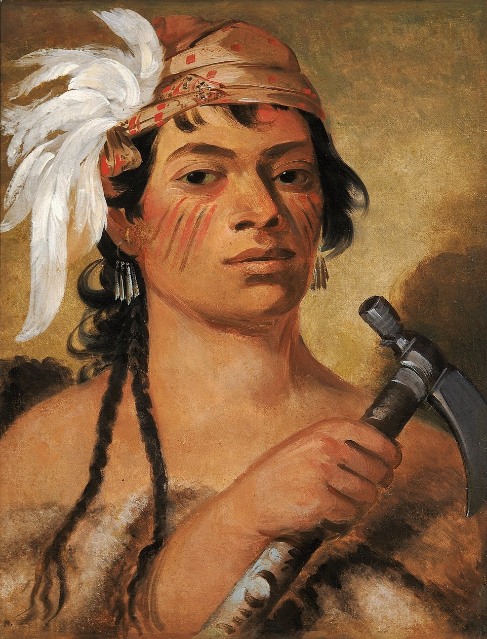 Dobry myśliwy, wojownik autorstwa George Catlin
