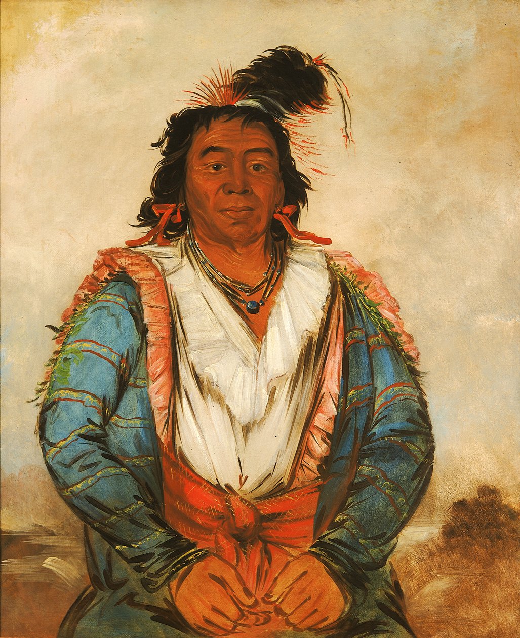 Odważny, 1834. autorstwa George Catlin