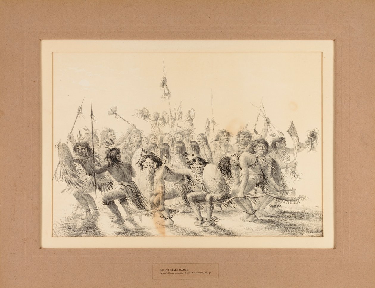 Indiański Taniec Skalpów - nr. 31 autorstwa George Catlin