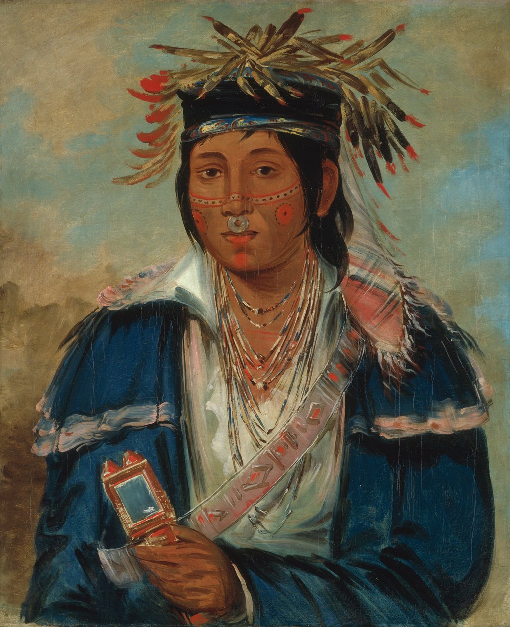 Kee-mo-rá-nia, No English, a Dandy autorstwa George Catlin