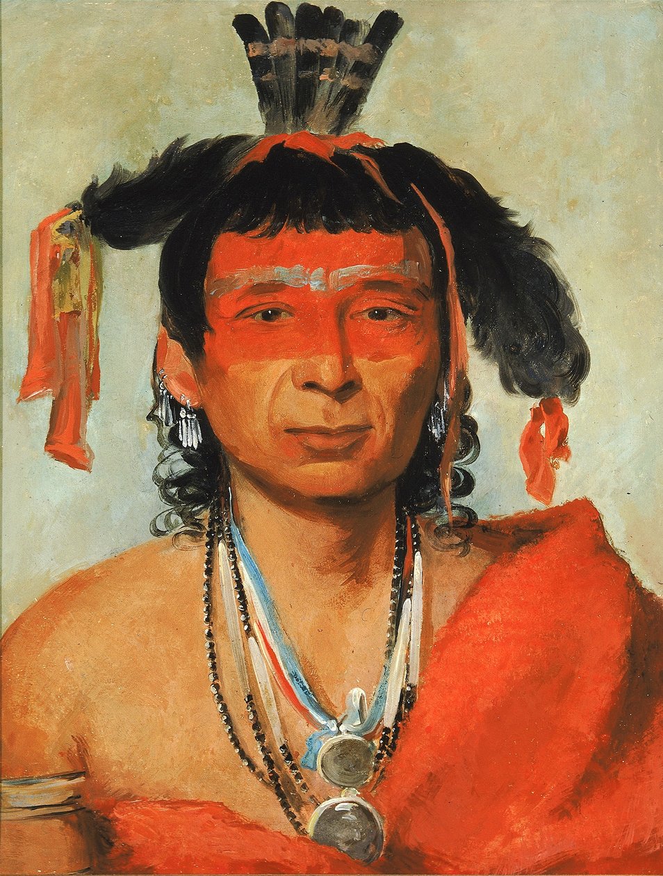 Másh-kee-wet, wielki dandys autorstwa George Catlin