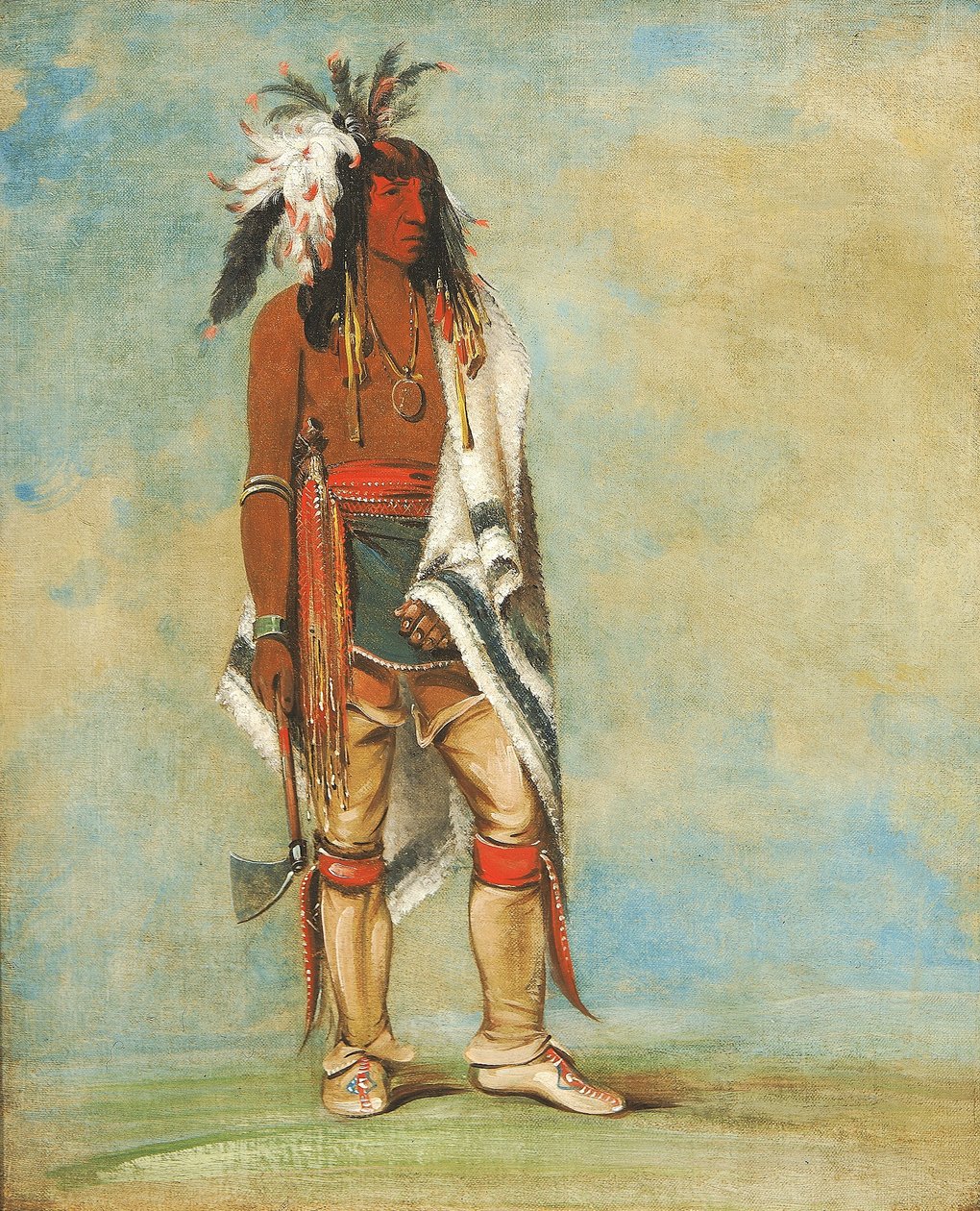 Nót-to-way, wódz autorstwa George Catlin