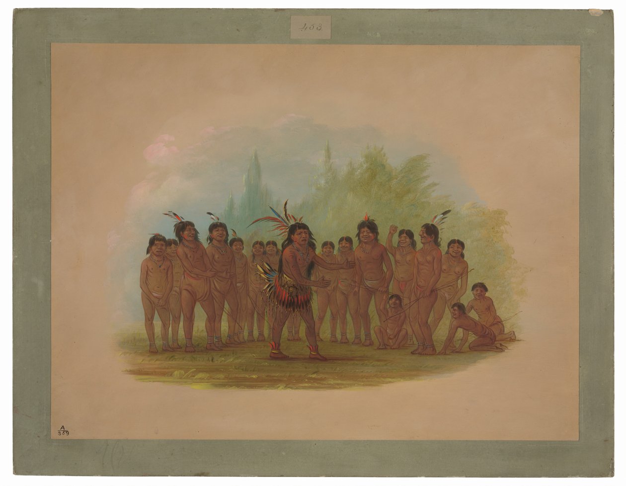 Indianie Zurumati autorstwa George Catlin
