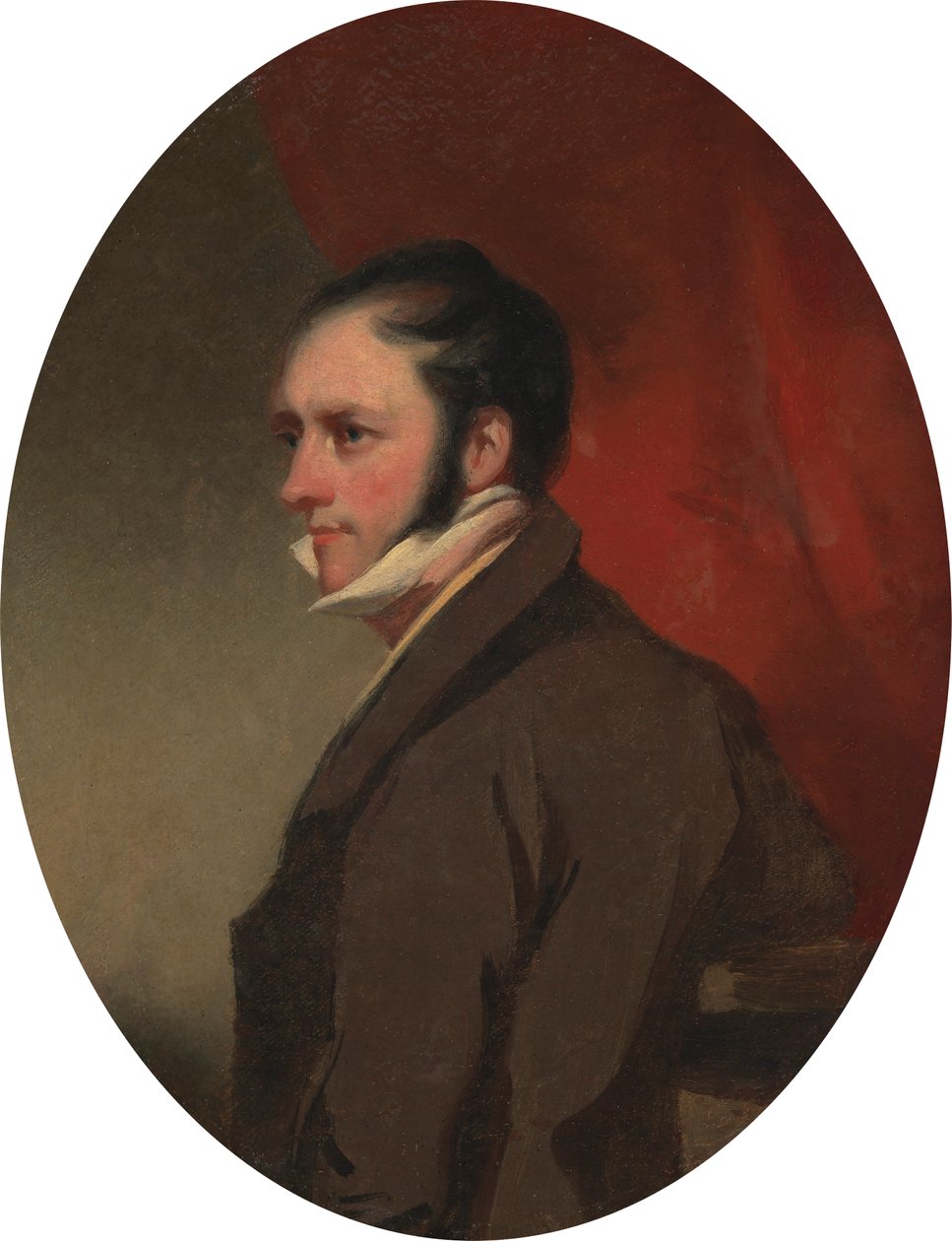 Mężczyzna o nazwisku WC Hunter autorstwa George Chinnery