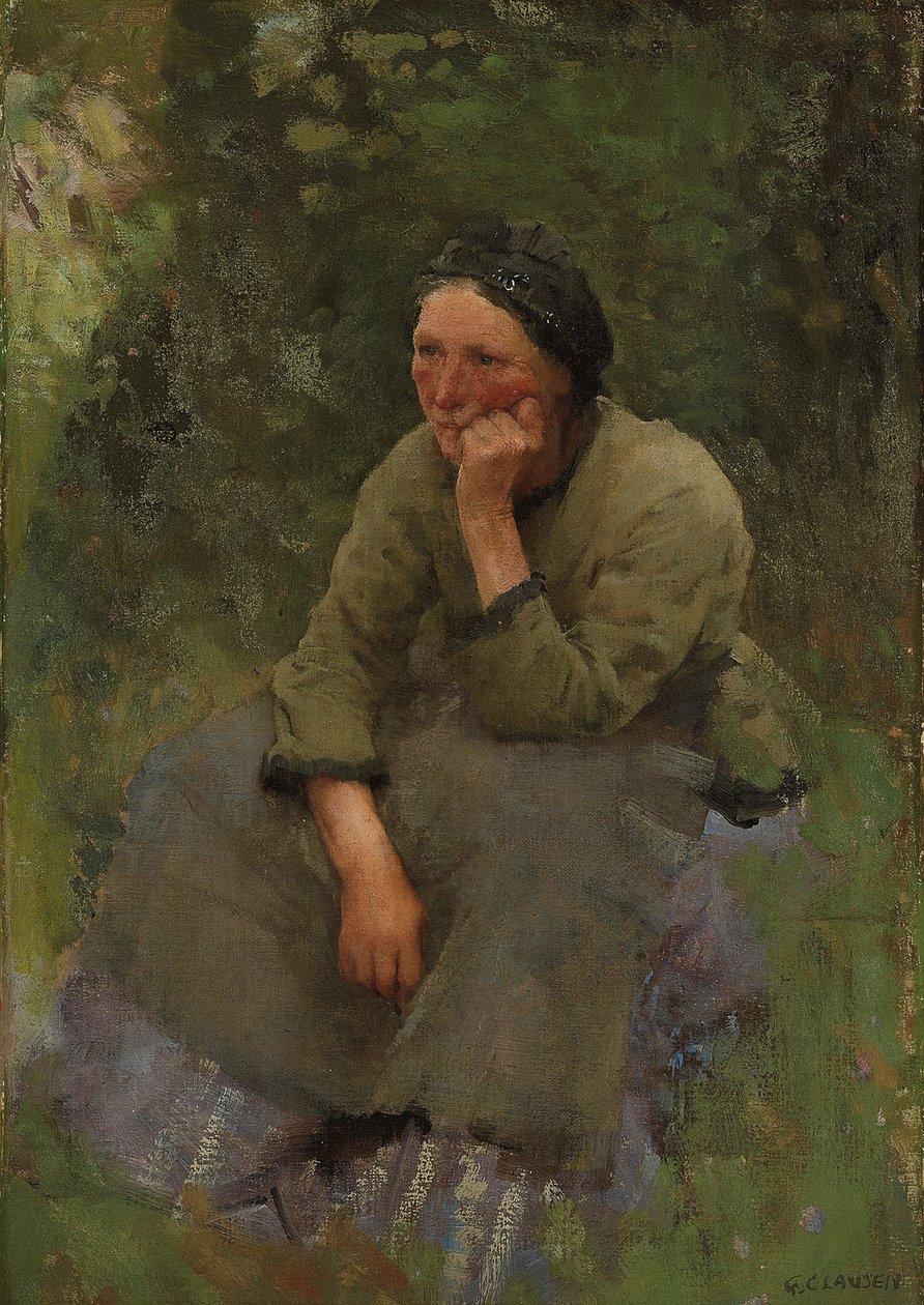 Chwila odpoczynku autorstwa George Clausen