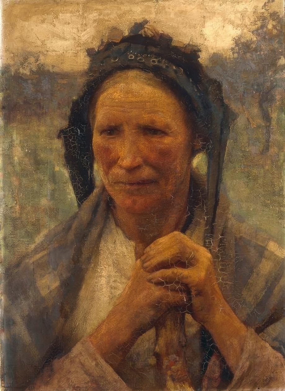 Kobieta z pól autorstwa George Clausen