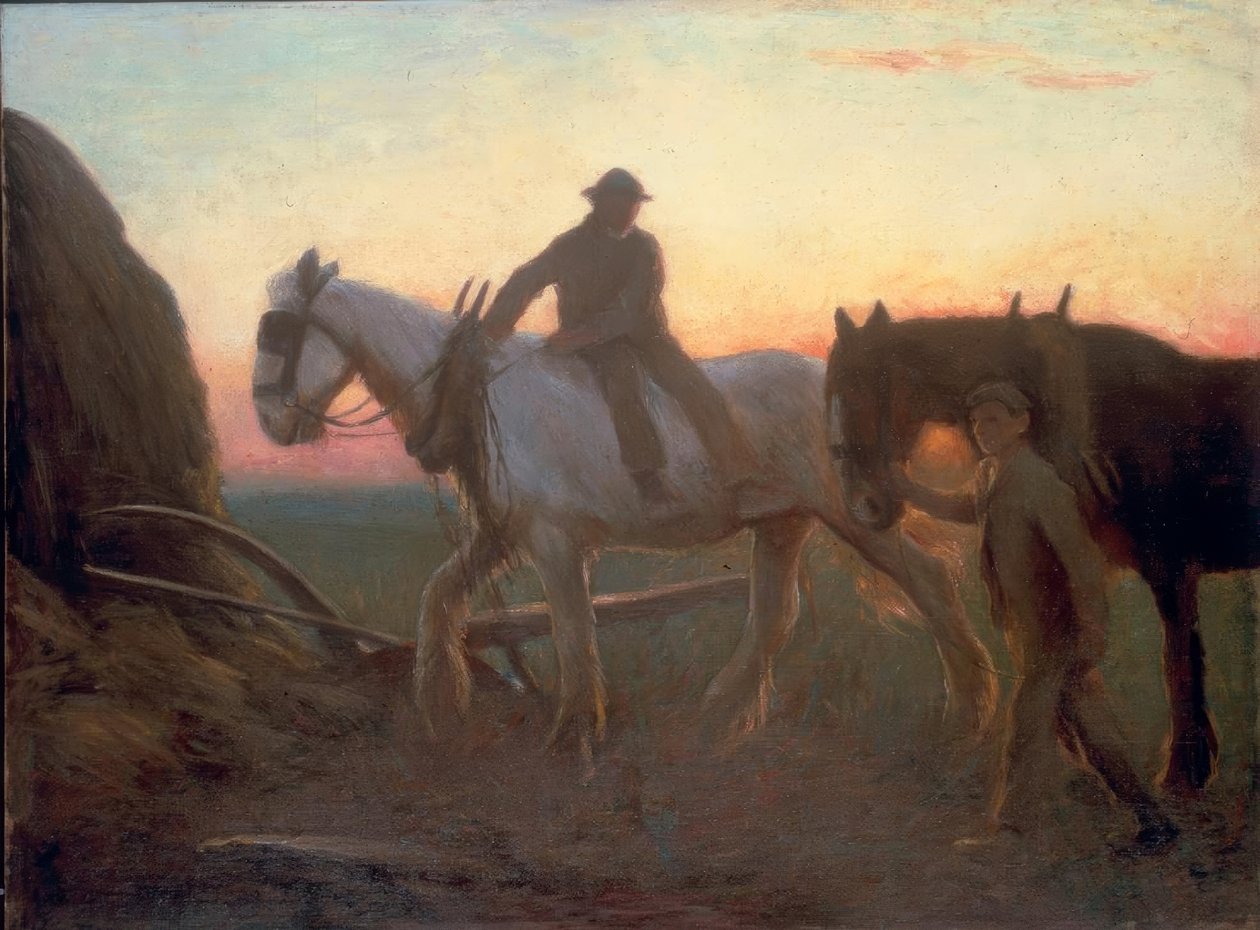 do domu autorstwa George Clausen
