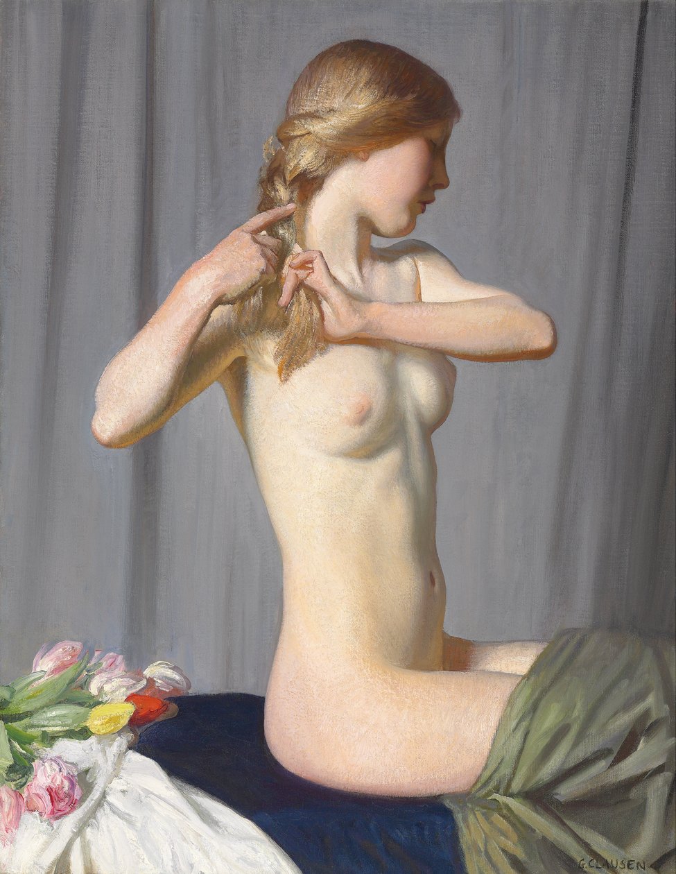 Primavera autorstwa George Clausen