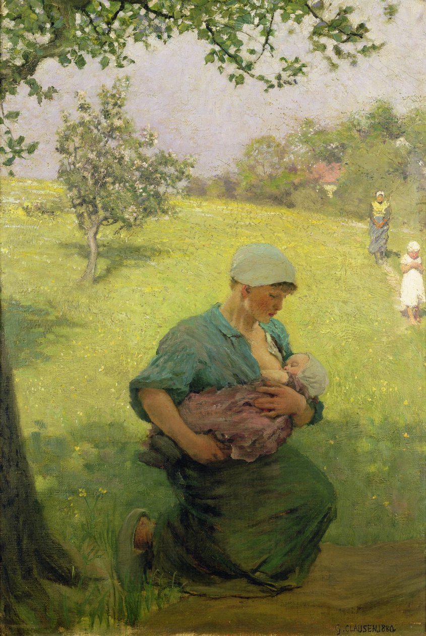 Wiosna autorstwa George Clausen