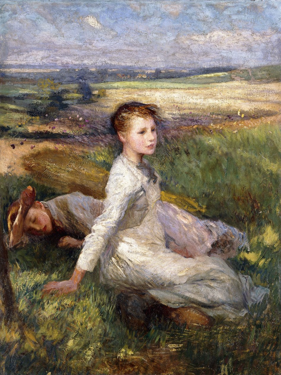 Lato na polach autorstwa George Clausen