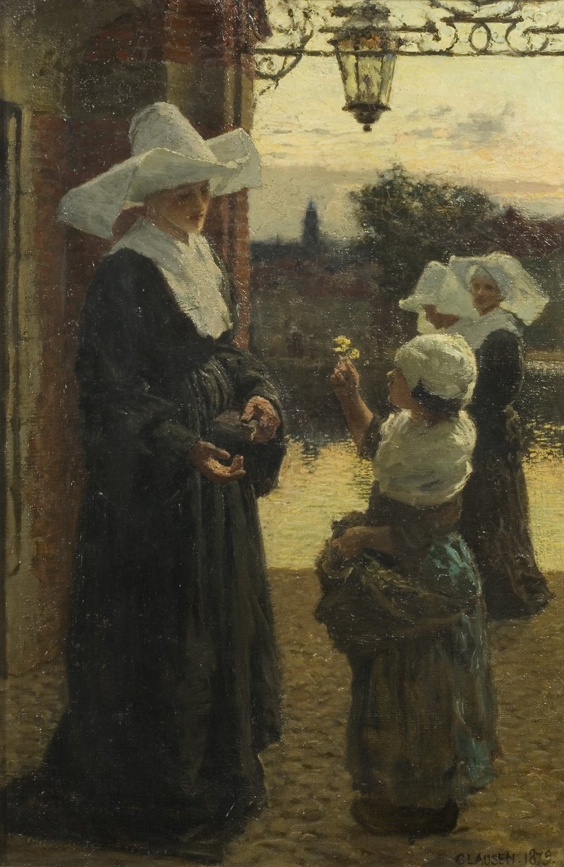 Kwiat autorstwa George Clausen