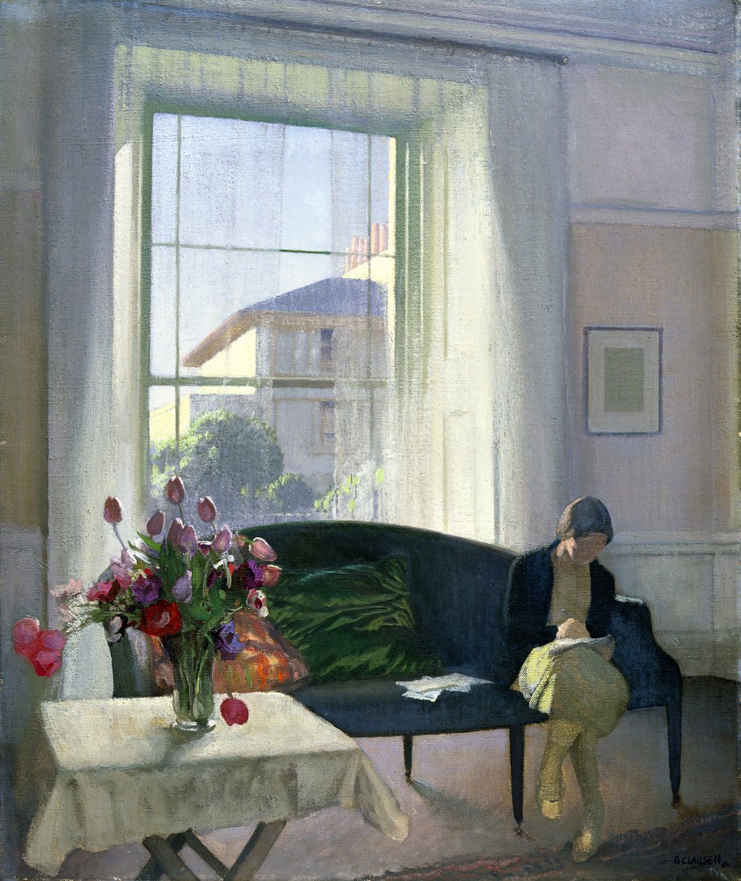 Cichy pokój autorstwa George Clausen